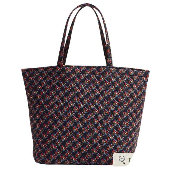Vera Bradley NWT Essential Grand Tote Bag - Venitian Flowers Multi - Quilted - Picture 2 of 6